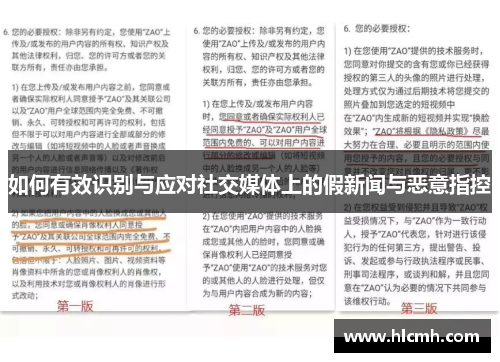 如何有效识别与应对社交媒体上的假新闻与恶意指控 如何有效识别与应对社交媒体上的假新闻与恶意指控